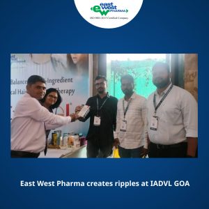 East West Pharma creates ripples at IADVL GOA